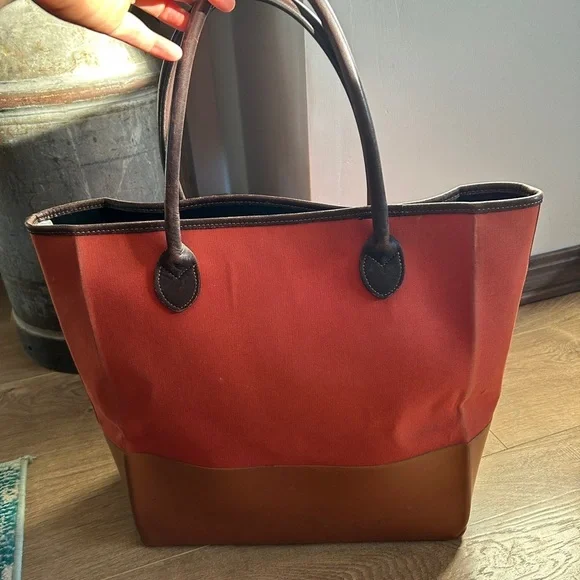 Lands End Waterproof Canvas Tote Bag - Picture 6 of 9